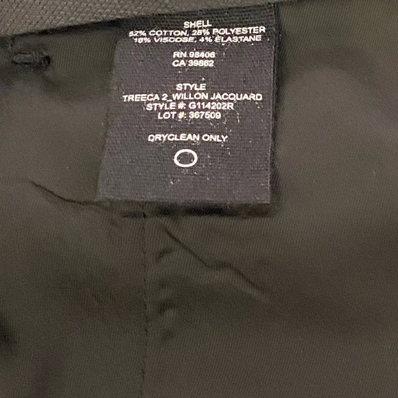 NWOT Theory Women’s Treeca 2 Willon Jacquard Mid Rise Pants Size 10. - Picture 9 of 10